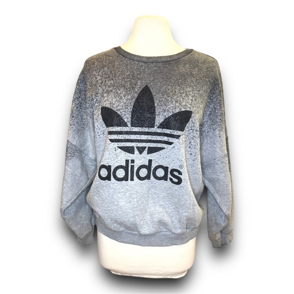 ADIDAS X RITA ORA CROPPED SPARKLY CREWNECK - Picture 1 of 4